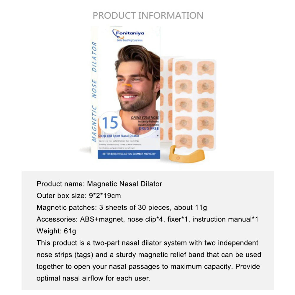 Velvra Magnetic Nasal Breathing Clip - Future Finds